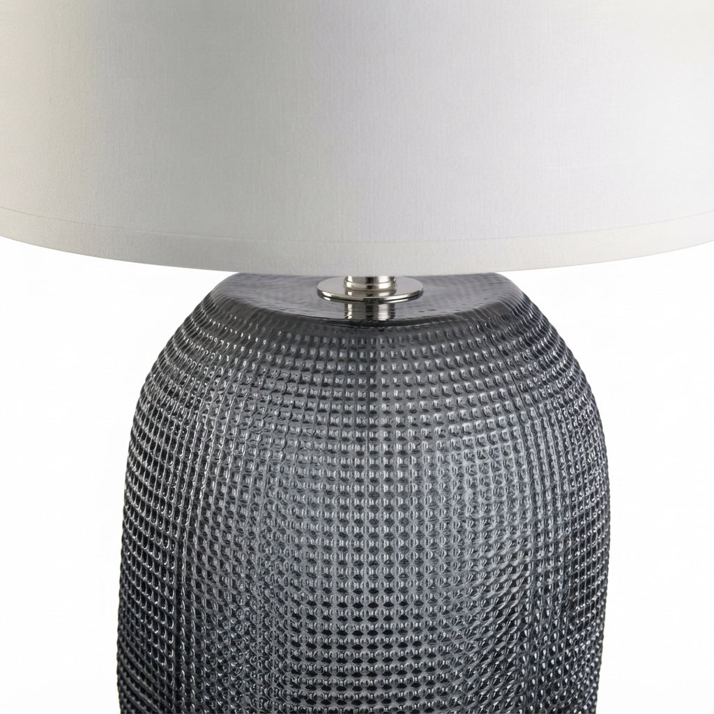 Charcoal Metal Table Lamp – Modern Decorative Lighting