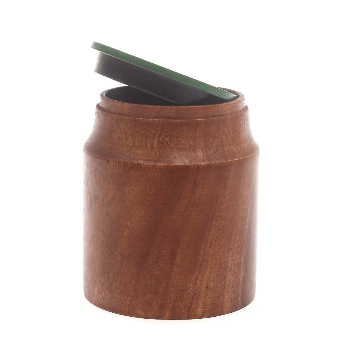 Feng Deco Green Wooden Decorative Jar Home Accent Piece