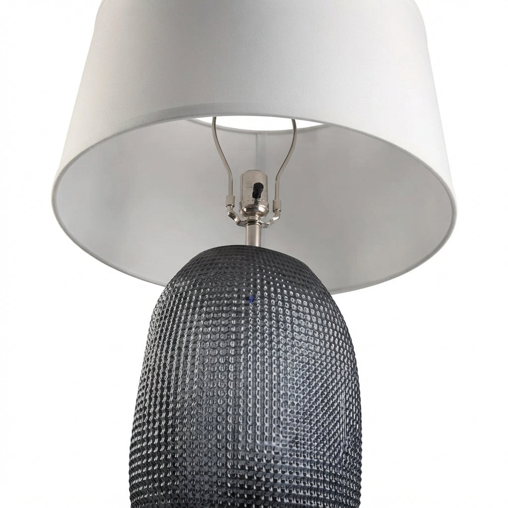 Charcoal Metal Table Lamp – Modern Decorative Lighting